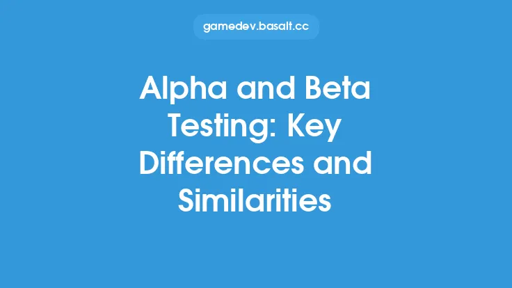 Alpha and Beta Testing: Key Differences and Similarities Thumbnail