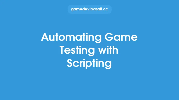 Automating Game Testing with Scripting Thumbnail
