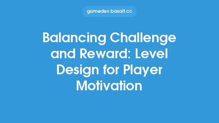 Balancing Challenge and Reward: Level Design for Player Motivation Thumbnail