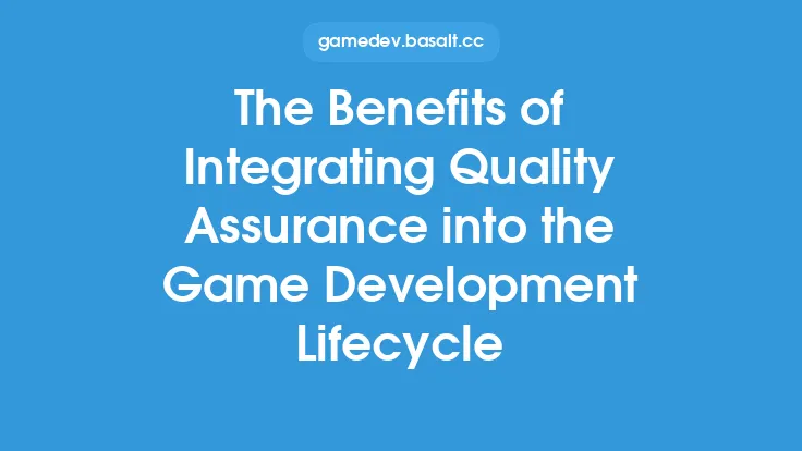 The Benefits of Integrating Quality Assurance into the Game Development Lifecycle Thumbnail