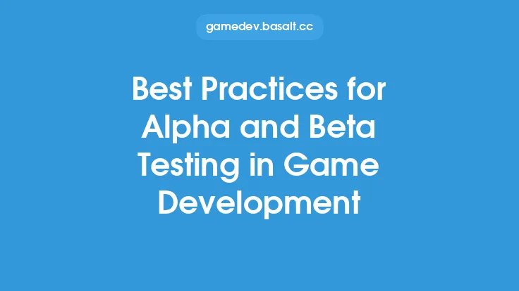 Best Practices for Alpha and Beta Testing in Game Development Thumbnail