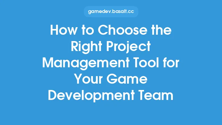 How to Choose the Right Project Management Tool for Your Game Development Team Thumbnail