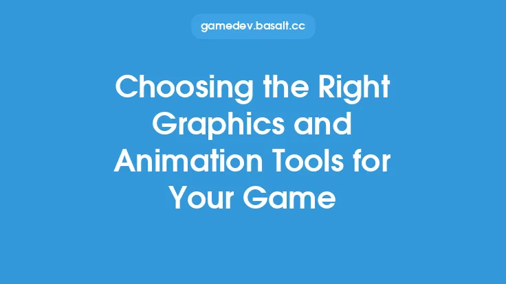 Choosing the Right Graphics and Animation Tools for Your Game Thumbnail