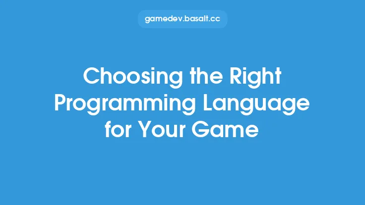 Choosing the Right Programming Language for Your Game Thumbnail