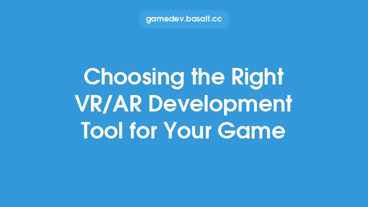 Choosing the Right VR/AR Development Tool for Your Game Thumbnail
