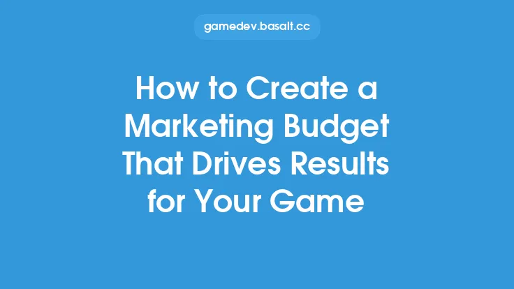How to Create a Marketing Budget That Drives Results for Your Game Thumbnail