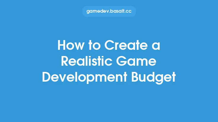 How to Create a Realistic Game Development Budget Thumbnail