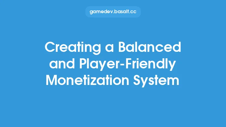 Creating a Balanced and Player-Friendly Monetization System Thumbnail
