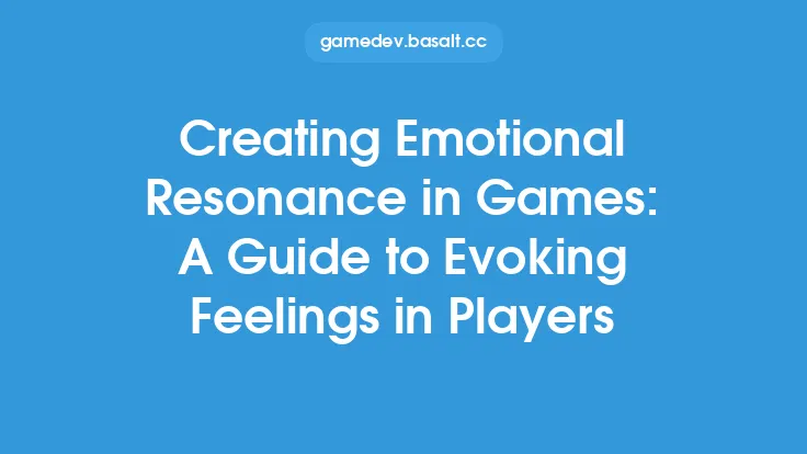 Creating Emotional Resonance in Games: A Guide to Evoking Feelings in Players Thumbnail
