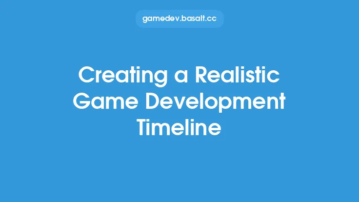 Creating a Realistic Game Development Timeline Thumbnail