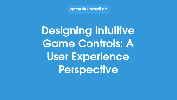 Designing Intuitive Game Controls: A User Experience Perspective Thumbnail