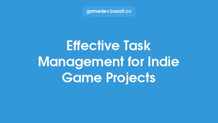 Effective Task Management for Indie Game Projects Thumbnail