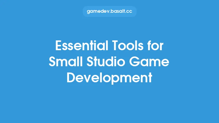 Essential Tools for Small Studio Game Development Thumbnail
