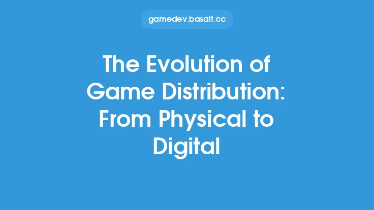 The Evolution of Game Distribution: From Physical to Digital Thumbnail