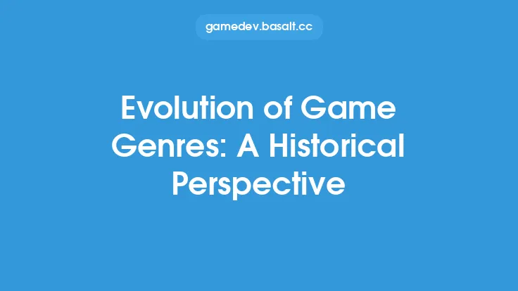Evolution of Game Genres: A Historical Perspective Thumbnail