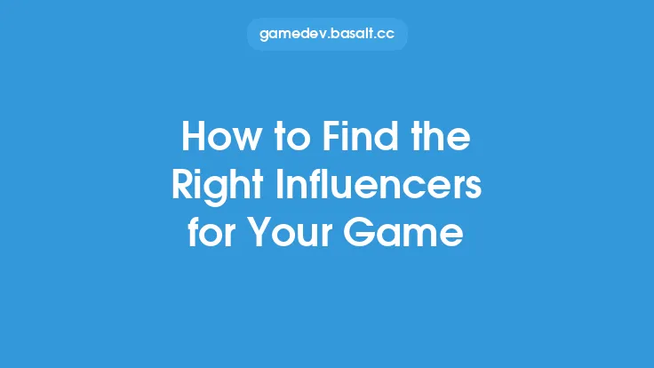 How to Find the Right Influencers for Your Game Thumbnail