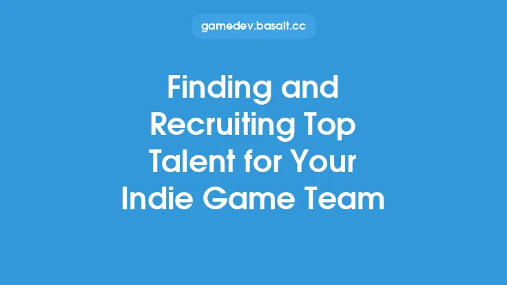 Finding and Recruiting Top Talent for Your Indie Game Team Thumbnail