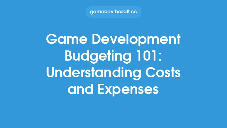 Game Development Budgeting 101: Understanding Costs and Expenses Thumbnail