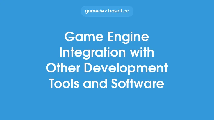 Game Engine Integration with Other Development Tools and Software Thumbnail