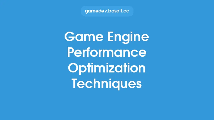 Game Engine Performance Optimization Techniques Thumbnail