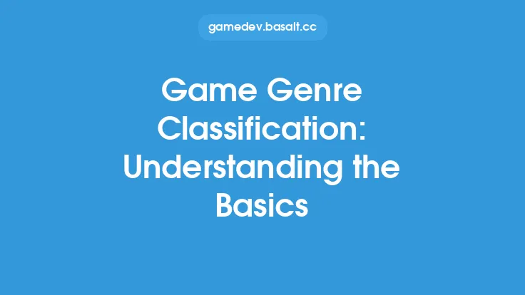 Game Genre Classification: Understanding the Basics Thumbnail