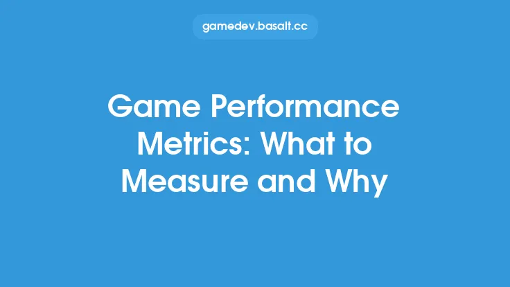 Game Performance Metrics: What to Measure and Why Thumbnail