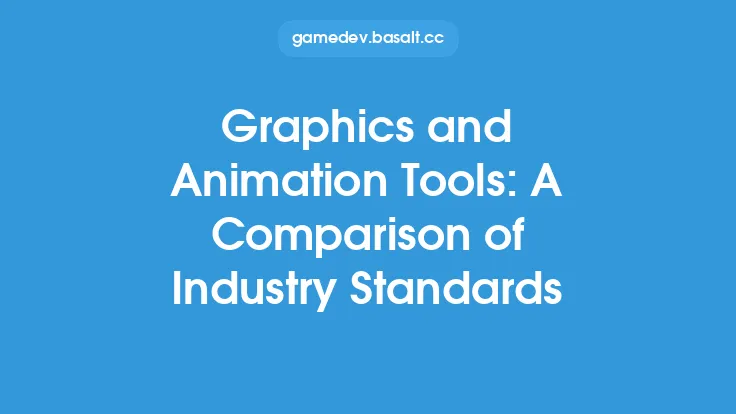 Graphics and Animation Tools: A Comparison of Industry Standards Thumbnail