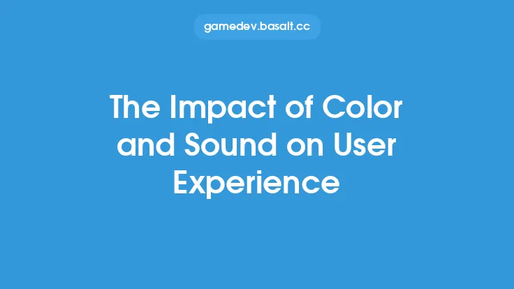The Impact of Color and Sound on User Experience Thumbnail