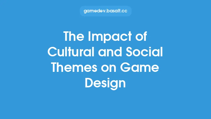 The Impact of Cultural and Social Themes on Game Design Thumbnail