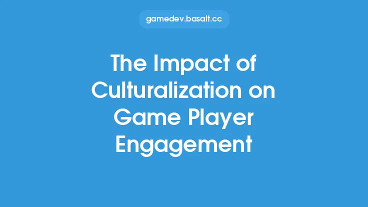 The Impact of Culturalization on Game Player Engagement Thumbnail