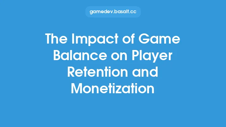 The Impact of Game Balance on Player Retention and Monetization Thumbnail