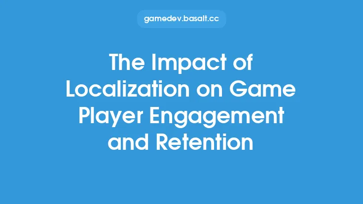 The Impact of Localization on Game Player Engagement and Retention Thumbnail