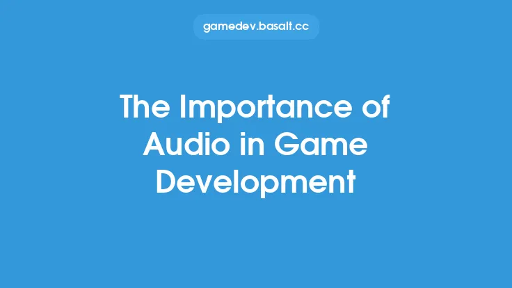 The Importance of Audio in Game Development Thumbnail
