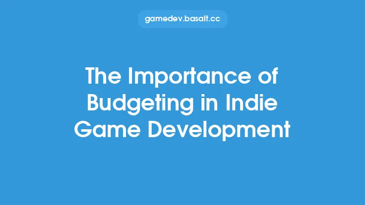 The Importance of Budgeting in Indie Game Development Thumbnail
