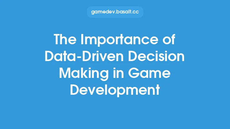 The Importance of Data-Driven Decision Making in Game Development Thumbnail