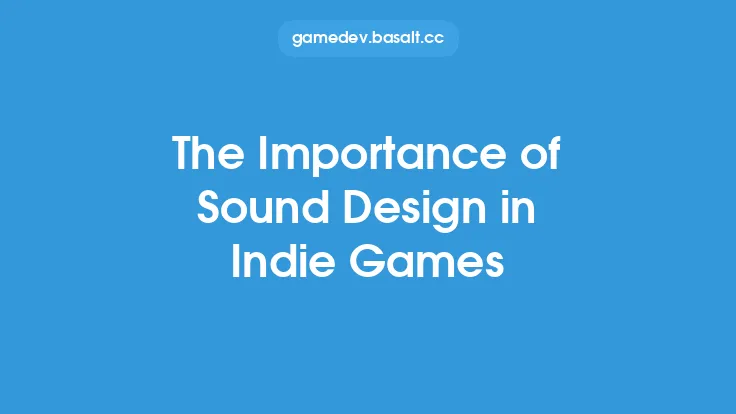 The Importance of Sound Design in Indie Games Thumbnail