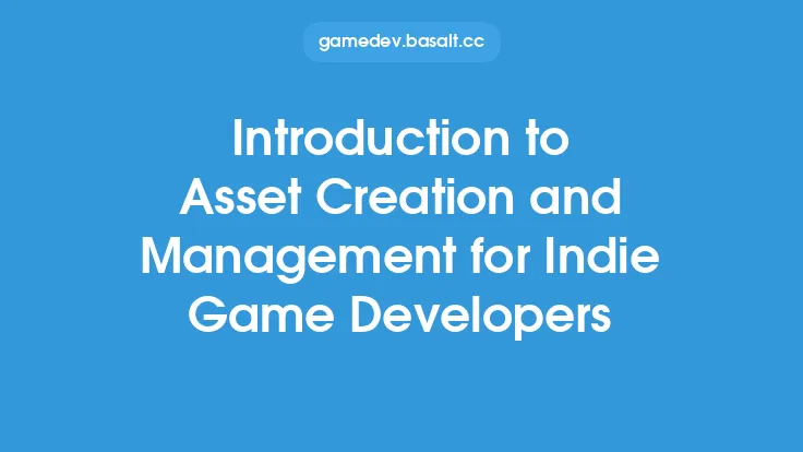Introduction to Asset Creation and Management for Indie Game Developers Thumbnail