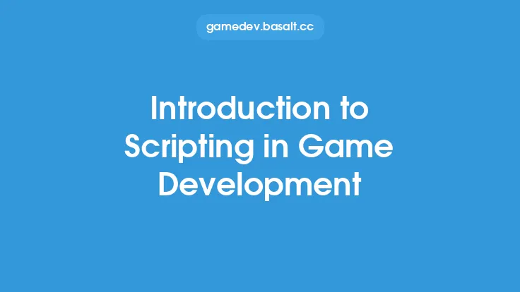 Introduction to Scripting in Game Development Thumbnail