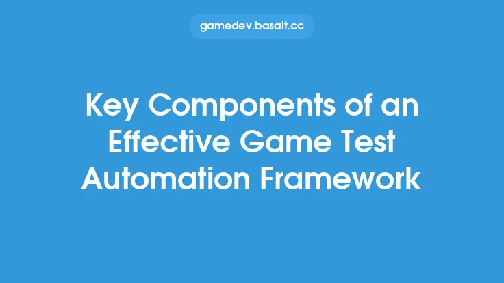Key Components of an Effective Game Test Automation Framework Thumbnail