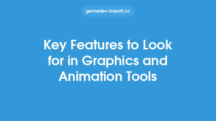 Key Features to Look for in Graphics and Animation Tools Thumbnail