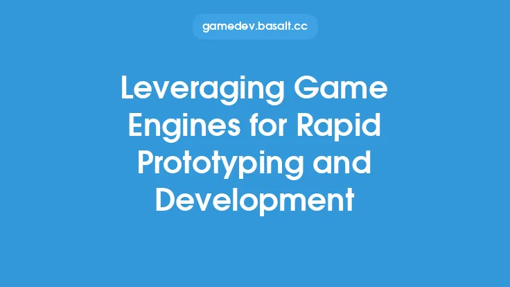 Leveraging Game Engines for Rapid Prototyping and Development Thumbnail
