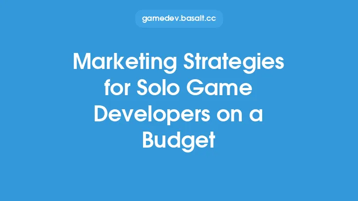 Marketing Strategies for Solo Game Developers on a Budget Thumbnail
