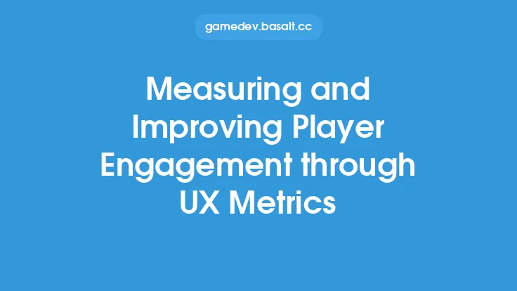 Measuring and Improving Player Engagement through UX Metrics Thumbnail