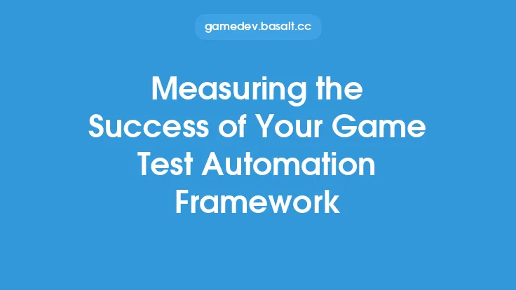 Measuring the Success of Your Game Test Automation Framework Thumbnail