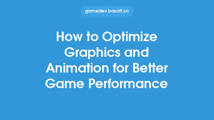 How to Optimize Graphics and Animation for Better Game Performance Thumbnail