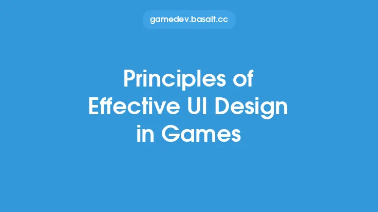 Principles of Effective UI Design in Games Thumbnail
