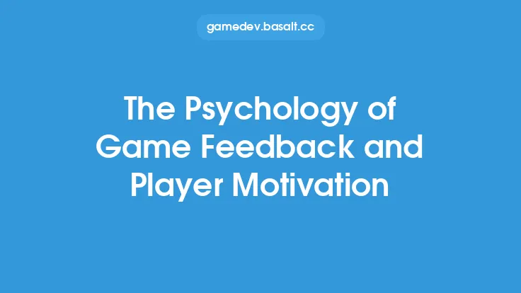 The Psychology of Game Feedback and Player Motivation Thumbnail