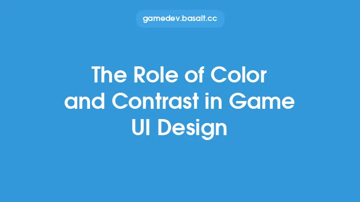 The Role of Color and Contrast in Game UI Design Thumbnail