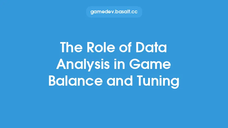 The Role of Data Analysis in Game Balance and Tuning Thumbnail