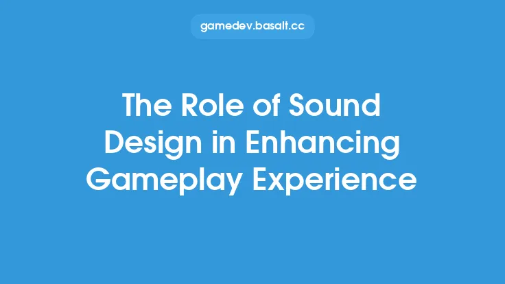 The Role of Sound Design in Enhancing Gameplay Experience Thumbnail
